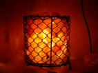 Salzkristall Lampe